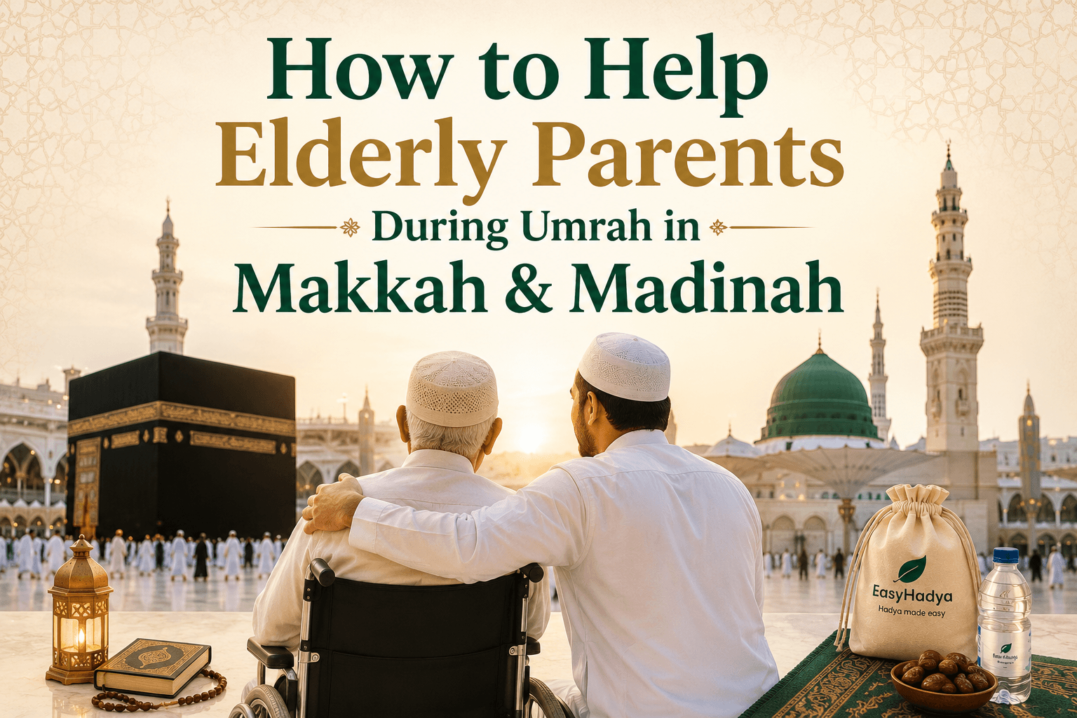 How to Help Elderly Parents During Umrah in Makkah & Madinah: Complete Guide